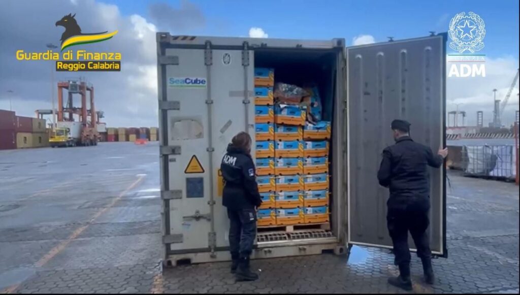 Blitz al porto di Gioia Tauro, sequestrati 27 chili di cocaina