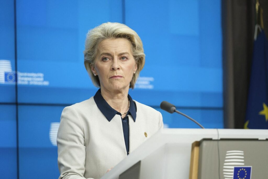 Ursula von der Leyen “La via per pace è la forza, l’Ue sostiene Kiev”